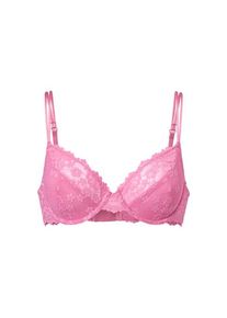 Soutien-gorge à armatures avec de la dentelle, Rose, Taille: 75B, Tchibo