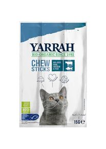 Yarrah Bio Katzenfutter Kausticks mit Fisch, 15 g