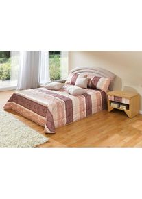 Westfalia Schlafkomfort Polsterbett, mit Bettkasten beige