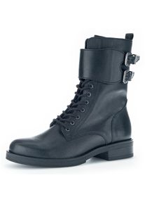 Gabor Schnürstiefelette, mit verstellbaren Schnallen schwarz 36 Stiefelette mit Gabor Best Fitting Ausstattung