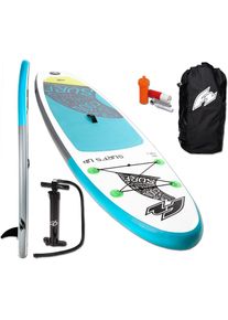 F 2 F2 Inflatable SUP-Board »Surf's Up Kids«, (4 tlg.), ohne Paddel blau Wassersportboards
