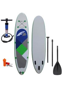 F 2 F2 Inflatable SUP-Board »I- SUP Free«, (Set, 4 tlg., mit Paddel, Pumpe und Transportrucksack) grau Wassersportboards