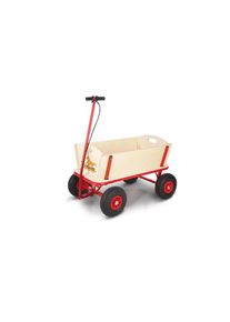Nachziehfahrzeug »Til«, mit Feststellbremse , beige , Pinolino® , natur/rot