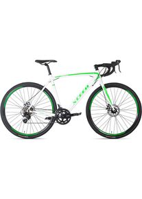 KS-Cycling KS CYCLING Rennrad »Xceed«, 14 Gang, Shimano, Tourney Schaltwerk, Kettenschaltung grün
