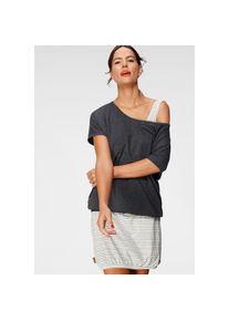 alife and kickin ALIFE & KICKIN Jerseykleid »SunnyAK«, (Set, 2 tlg., mit T-Shirt), sommerlicher Zweiteiler - Kleid & Shirt blau XS N-Gr marine Feminines Two-in-One...