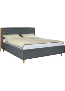 Tom Tailor Polsterbett »CALIFORNIA BED«, mit seitlichen Holzakzenten am Kopfteil grau soft graphite TUS 9