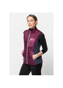 Jack Wolfskin Steppweste »ROUTEBURN VEST W« lila XS (34) beere Sehr leichte Steppweste