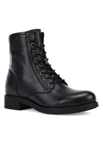 Geox Schnürstiefelette »D RAWELLE«, mit atmungsaktiver -Membrane schwarz 36 Stiefelette mit praktischem Innenreißverschluss
