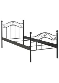 Metallbett , schwarz , Home Affaire