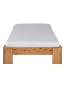 Futonbett »Zen«, aus massiver Kiefer, in diversen Grössen und Farben, inklusive Rollrost , braun , Home Affaire , honig