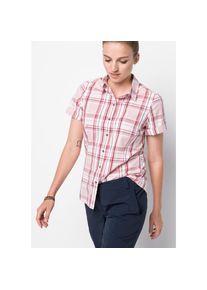 Jack Wolfskin Karobluse »MARONI RIVER SHIRT W« rosa S (36) rosa-kariert Bluse