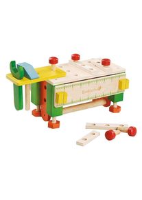 EVEREARTH® Spiel-Werkzeugstation »2-in-1 Werkzeugkasten und Werkbank«, FSC®- schützt Wald - weltweit bunt 0bis3