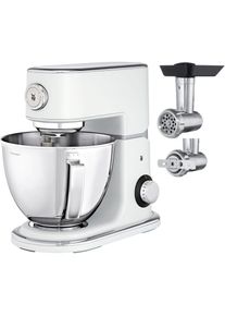 WMF Küchenmaschine »Profi Plus, weiß«, 1000 W, 5 l Schüssel, mit Fleischwolf+Spritzgebäckvorsatz Wert ca. 95, -€ weiß Küchenmaschine ohne Kochfunktion