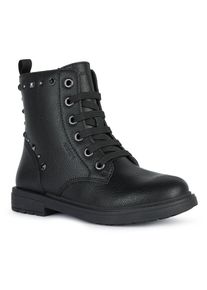 Geox Schnürstiefel »J ECLAIR GIRL«, mit trendigem Nietenbesatz schwarz 26 Zeitloser Stiefel mit Innenreißverschluss
