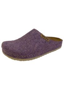 MUBB Pantoffel lila 41 Klassischer Hausschuh zum Schlupfen