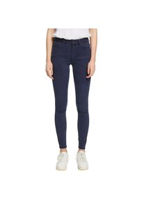 Esprit Röhrenhose, mit Doppelknopf-Verschluss blau 26 Länge 30 marine Must-Have Skinny Pants mit doppeltem Knopfverschluss