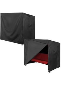 Kingsleeve® Abdeckplane Hollywoodschaukel Anthrazit 185x117x170/150cm