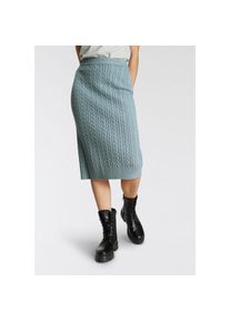 Bruno Banani Strickrock, Zopf-muster NEUE KOLLEKTION grau 36 graugrün Toller Strickrock mit aufwändigem Zopf-Muster von Bruno Banani