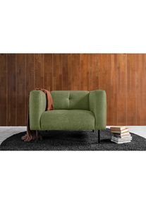 Inosign Sessel »Como«, mit Metallfüßen braun cognac