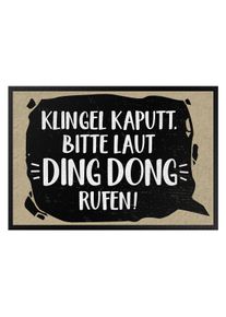 Fußmatte Klingel kaputt