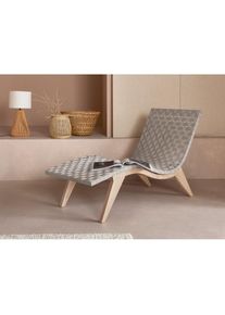LeGer Home by Lena Gercke Wellnessliege »Zoe«, Liegefläche 149 cm, Weboptik beige natur