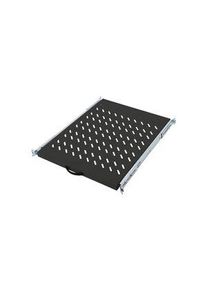 Digitus Ausziehbarer Fachboden zum Festeinbau in 19"-Schränke , 568mm, Schwarz - DN-19 TRAY-2-800SW
