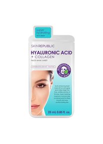 Skin Republic - Hyaluronic Acid + Collagen Biodegradable Mask Sheet -- Gesichtsmaske (MK0212HAC)