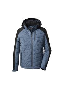 Killtec Steppjacke »KOW 64 MN QLTD JCKT« blau XXL graublau Jacke in Daunenoptik mit verstellbarer, abzippbarer Kapuze