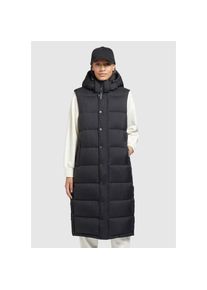 Khujo Steppweste &raquo;Magneta Matt&laquo;, mit seitlichen Schlitzen und Druckkn&ouml;pfen schwarz L (40)