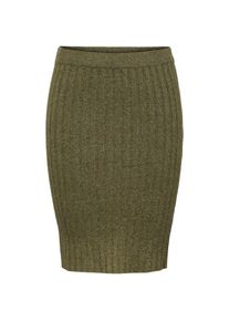 Pieces Strickrock »PCCAVA RIB HW KNIT SKIRT« grün M (38) Deep Lichen Green Strickrock von Pieces