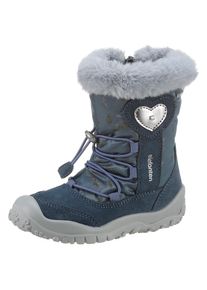 Elefanten Winterstiefel »ZILLY ZICK«, mit Innenreißverschluss blau 26 blau-kombiniert Snowboots mit Herzchenmotiv