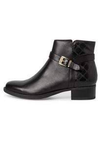 Tamaris Stiefelette, mit ANTIslide und ANTIshokk-Absatz schwarz 42 Mit modischer Schnallenapplikation