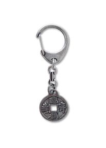 Adelia´s ADELIA´S Amulett »Schlüsselanhänger«, Feng Shui Glücksmünze - Für Wohlstand und Überfluss silberfarben silber Schlüsselanhänger Amulett / Talisman