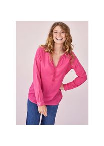 LIEBLINGSSTÜCK LIEBLINGSSTÜCK Schlupfbluse »Bluse mit Rüschen am Ausschnitt«, mit abgerundetem Saum pink M (38) lovely pink Langarmbluse von Lieblingsstück