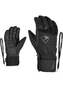 Ziener Ginx As Skihandschuhe Herren - schwarz - Gr. 8 - Polyester