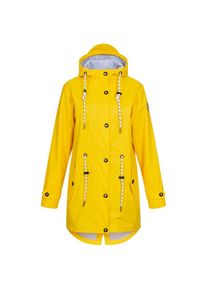 DEPROC Active , Regenmantel »Friesennerz HALIFAX WOMEN« auch in Grossen Grössen erhältlich , gelb , Maritimer Regenmantel im klassischen Design