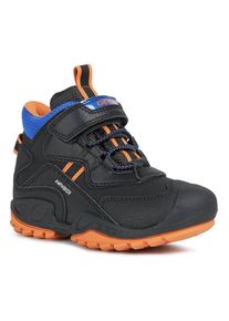 Geox Winterstiefel »J NEW SAVAGE BOY B A«, mit wasserdichter Amphibiox Ausstattung orange 24 schwarz-orange Schlupfstiefel mit Gummizug und...