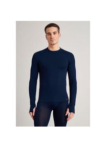 Schiesser Funktionsshirt, ideal für Wintersport blau 5 marine Schiesser Langarmshirt - Funktionsshirt