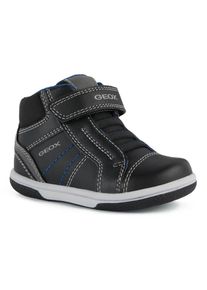 Geox Sneaker »B FLICK BOY«, mit Innenreißverschluß und -Membran schwarz 21 schwarz-blau Trendiger High Top Sneaker mit zusätzlichem Gummizug
