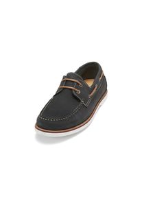 Marc O'Polo MARC O'POLO Bootsschuh »aus weichem Nubuk-Rindsleder« blau 40 Aus getumbeltem Rindsleder