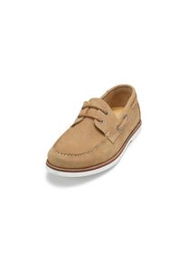 Marc O'Polo MARC O'POLO Bootsschuh »aus weichem Nubuk-Rindsleder« beige 43 Aus getumbeltem Rindsleder