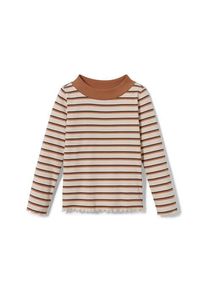 T-shirt c&ocirc;tel&eacute; &agrave; manches longues, Gris, Taille: 122/128, Tchibo