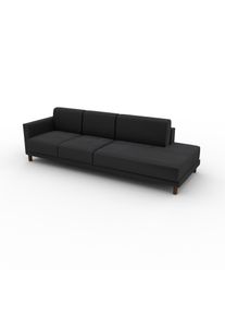 MYCS Sofa Samt Steingrau - Moderne Designer-Couch: Hochwertige Qualität, einzigartiges Design - 252 x 75 x 98 cm, Komplett anpassbar