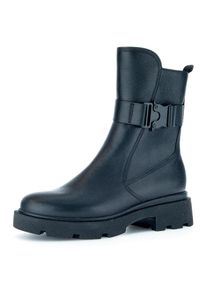 Gabor Stiefelette, mit schöner Zierschnalle, G-Weite schwarz 44 Winterstiefelette in Weite G (=weit)