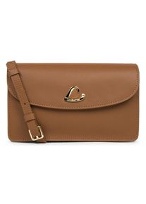 LANCASTER Paris Umhängetasche »Clutch Small City Philos«, aus Leder braun