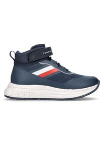 Tommy Hilfiger Sneaker »LHIGT TOP LACE-UP SNEAKER«, mit Schnellverschluss blau 32 dunkelblau High Top Sneaker mit Klettverschluss
