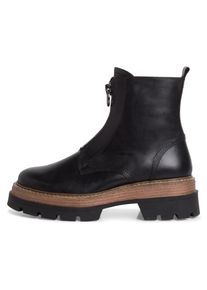 Tamaris Schlupfboots, mit modischem Front-Zierreißverschluss schwarz 36 Trendige Stiefelette mit Innenreißverschluss