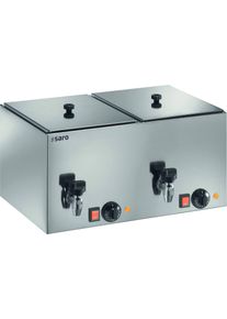 ich-zapfe Hot Dog Maker, Bockwurstw&auml;rmer, W&uuml;rstchenw&auml;rmer, Hot Dog Steamer - HD 200, Edelstahl