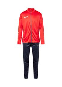Hummel Trainingsanzug Herren, dunkelblau / feuerrot / weiß, Größe S
