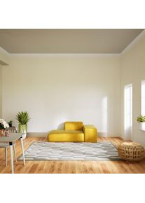 MYCS Sofa Samt Rapsgelb - Moderne Designer-Couch: Hochwertige Qualität, einzigartiges Design - 182 x 72 x 107 cm, Komplett anpassbar